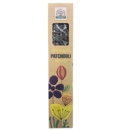Natürlicher Weihrauch Patchouli Namaste India Natural Masala - 1 Packung Bio Weihrauch 30gr.