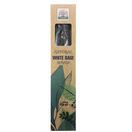 Inciens natural Salvia Blanca Namaste India Natural Masala - 1 caixeta d'incís orgànic 30gr.