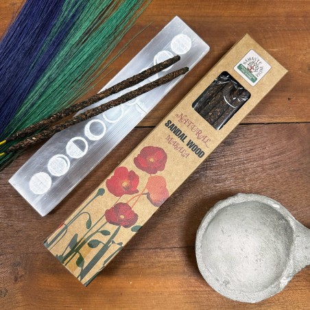 Incenso Natural de Sândalo Namaste Índia Masala Natural - 1 pacote de incenso orgânico 30gr.