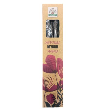 Incenso Natural de Mirra Namastê Índia Masala Natural - 1 pacote de incenso orgânico 30gr.