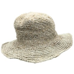 Chapéu Boho Festival de cânhamo e algodão...
