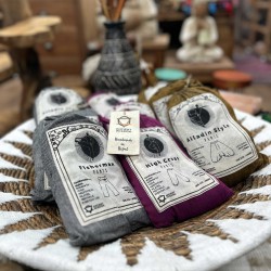 Pantalon Yoga y Festivales - Estampado Himalaya Cintura Alta - Gris- Unisex- Talla única - Hippie - 100% algodón - Hombre/mujer