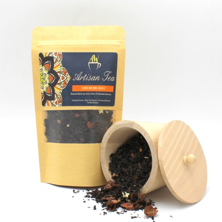 Té Artesanal - Té Negro Brownie - Dark Brown Magic - 100% Ingredientes Naturales Ecológico