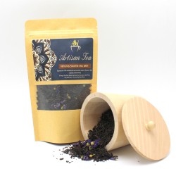 Thé artisanal - Thé noir mauve Earl Grey -...
