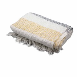 Manta Boho Comfort - 140x200cm - Mellow Mattala - 100% Algodón - Hecho en India