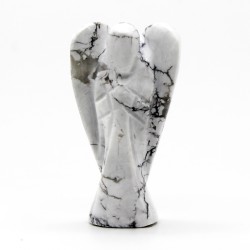 Înger din piatră prețioasă sculptată manual -...