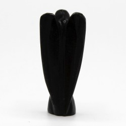 Angel de Piedras Preciosas Tallado a mano - Agata Negra - 8cm