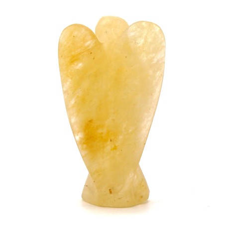 Angel de Piedras Preciosa Tallado a mano - Aventurina Amarilla - 8cm