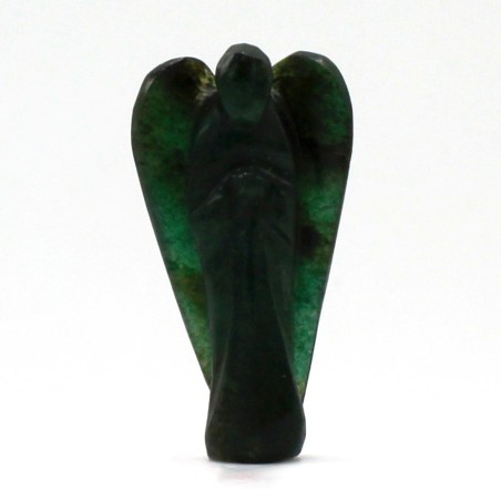 Angel de Piedras Preciosas Tallado a mano - Aventurina Verde - 8cm