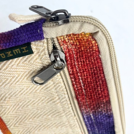 Bolsa Cuadrada de Cáñamo Tiedye