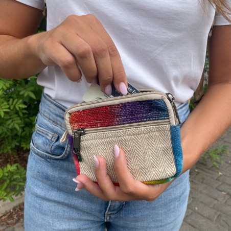 Bolsa Cuadrada de Cáñamo Tiedye