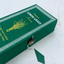 Kit Incienso Sughandit Dhoop del Himalaya - Lemongrass - Calma la mente - 100% Natural - 30 barritas de incienso