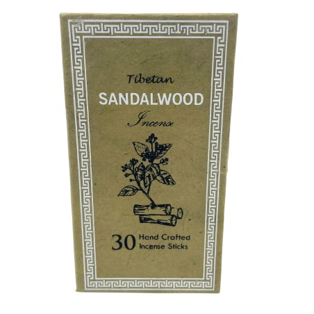 Kit Incienso Sughandit Dhoop del Himalaya - Sándalo - Purifica el aire y el espíritu - 100% Natural - 30 barritas de incienso