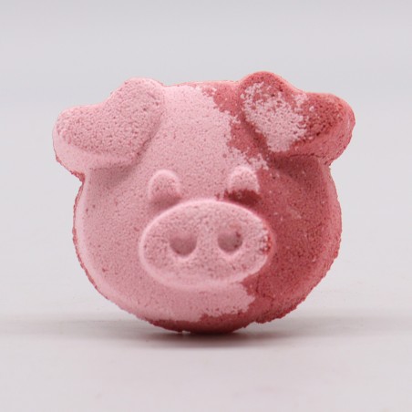 Bombe de bain drôle - Porc - Gâteau à la vanille - 70g