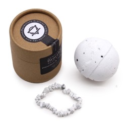 Bath Bomb with Gem Bracelet - Grapefruit &...