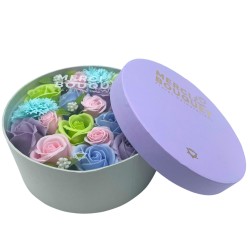 Boîte ronde - Bénédictions de bébé - Bleu -...