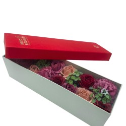 Caixa Llarga - Roses Vintage - Bouquet Flors de...