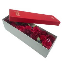 Lange doos - Klassieke rode rozen -...
