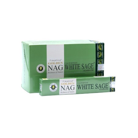 Golden Nag Incense - White Sage Incense