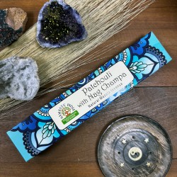 Incienso Namaste Mandala Masala - Pachulí y Nag Champa - Tradicional de India Agarbathi - Hecho a Mano