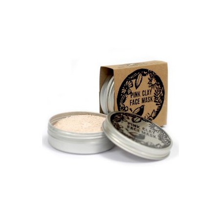 Máscara Facial Natural - Argila Rosa 50g