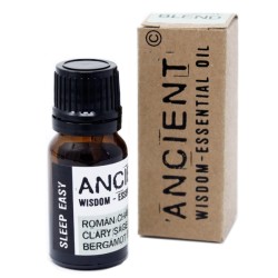 Mezcla Aceites Esenciales - Caja - Dormir tranquilo - Manzanilla romana, salvia y bergamota - 10ml  - 1