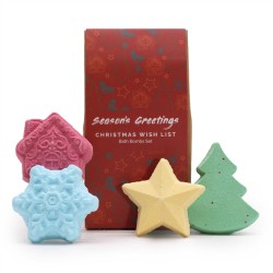 Paquet cadeau de bombes de bain de Noël - Liste...