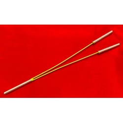 TIGES MÉTALLIQUES DE RADIESTHÉSIE JOINTES 40 CM...