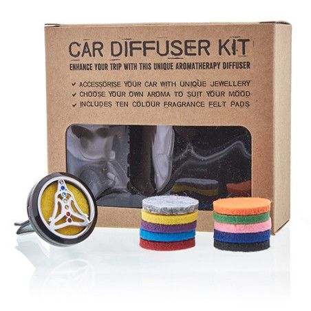 Kit difusor para coche - Estaño yoga chakra - 30mm  - 3