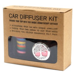 Kit difusor para coche - Estaño yoga chakra - 30mm  - 4
