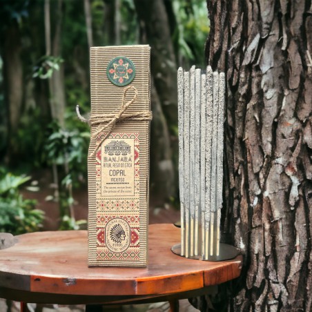 Incienso Varillas de Resina Rituales - Copal - Hecho a Mano - Natural - Sabiduría Chamánica - Banjara - 8 varillas