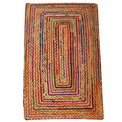 ALFOMBRA DE YUTE ESHA RUNNER COLORIDA -...