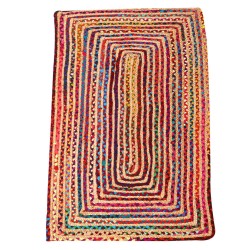 ALFOMBRA DE YUTE ESHA RUNNER COLORIDA -...