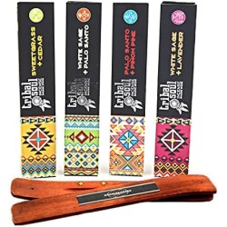 Kadzidła Tribal Soul 4 opakowania Sweetgrass +...