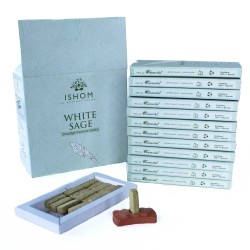 Briques d’encens naturels et brûleurs - Sauge...