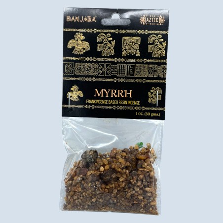 Resina de Arbol Banjara Mirra - Resina de Incienso - Hecho en India - 30grs.