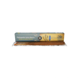 Incienso Palo Santo y Salvia Blanca Ullas Palo Santo Series Premium Masala Incense India - 1 cajetilla de 15gr.