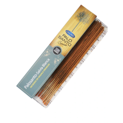 Incienso Palo Santo y Salvia Blanca Ullas Palo Santo Series Premium Masala Incense India - 1 cajetilla de 15gr.