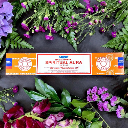 Lote 3x Incienso Satya Spiritual Aura - Aura Espiritual  - 3 cajetillas de 15gr.