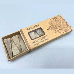 Conos Incienso de Piramide Banjara Smudge - Copal Maya - Hecho a Mano - Orgánico - Hecho en India
