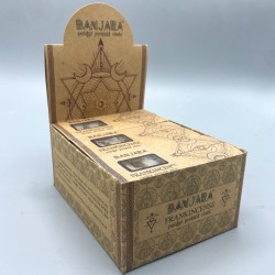 Conos de Incienso Pirámide Frankincense Banjara - Olíbano  - Hecho a Mano - Orgánico - Hecho en India - BANJARA Smudge