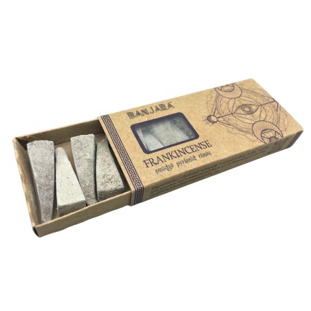 Conos de Incienso Pirámide Frankincense Banjara - Olíbano  - Hecho a Mano - Orgánico - Hecho en India - BANJARA Smudge