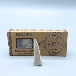 Conos de Incienso Pirámide Frankincense Banjara - Olíbano  - Hecho a Mano - Orgánico - Hecho en India - BANJARA Smudge