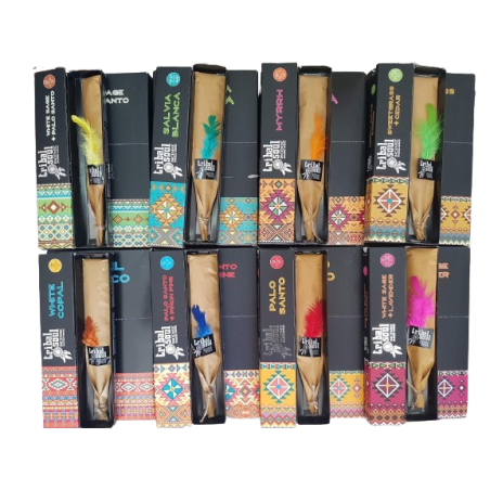Lotto di 8 Incensi Tribal Soul - 8 scatole da 15 gr.