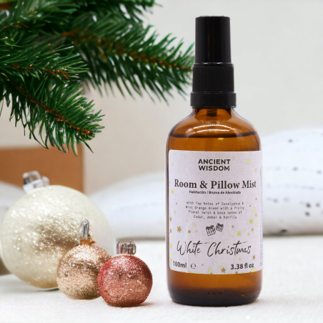 Spray Fragancia Navideña Blanca Navidad - White Christmas - Para hogar y almohadas - 100ml