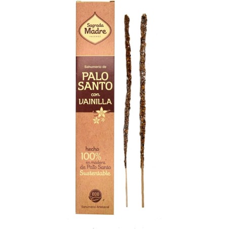 Kadzidło Palo Santo z Wanilią Najświętszej Matki - Sahumerio 8 grubych patyczków