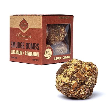 Premium Canela Olibanum Bombitas - Purificação Prosperidade e Amor - 8 unidades - Santa Mãe