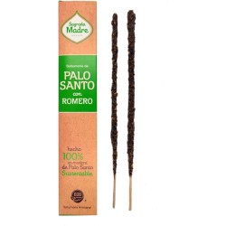 Incienso Palo Santo con Romero Sagrada Madre - Sahumerio 8 varillas gruesas