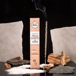 Incienso Palo Santo con Yagra Sagrada Madre - Sahumerio 8 varillas gruesas