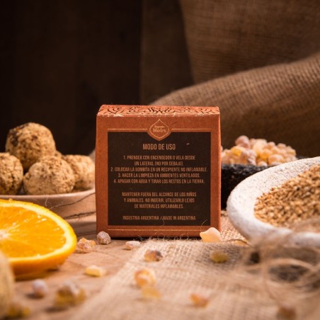 Bombitas Premium Olíbano Naranja - Purificación, Transmutación y Energía - 8 unidades - Sagrada Madre